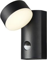 Avide Επιτοίχιο Φωτιστικό Εξωτερικού Χώρου Siraz LED 12W με motion Αισθητήρας Κίνησης Θερμό 3000K IP54